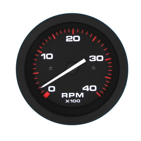 Amega Diesel Tachometer Guage Blk