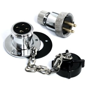 4 Pin Waterproof Deck Wire Connector Set- 3 Amp | Smart Marine