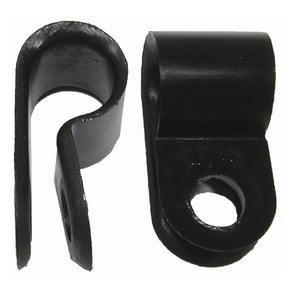 Nylon Cable P Clip 5-pk UV resistant 