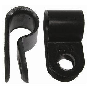 Nylon Cable P Clip 25mm / 10-Pk