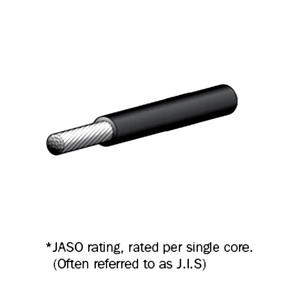 Tinned Cable Black per metre - 6mm 50 amps