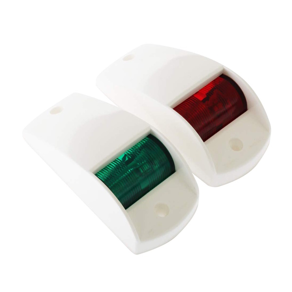 12V Led Port & Starboard Navigation Side Light Set-White