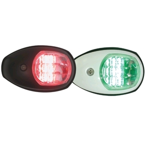 12v LED Port & Starboard Navigation Light Set - White