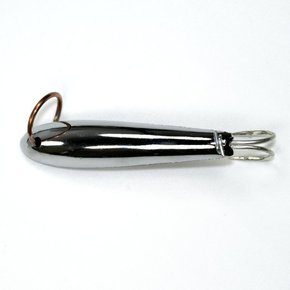 Nylon Jig Lure- 3" Chrome