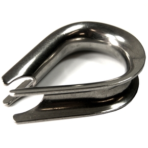 SS Wire Rope Thimble 3mm (1/8") 20-pk