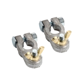 Positive & Negative Battery Terminals (Pair) 5/16"