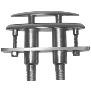 Flush Horn Cleat Drop Down SS 115mm 