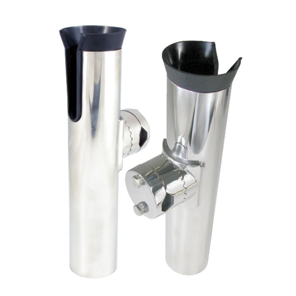 Rail Mount Rod Holders - Slotted S/S For Fixed Spool Reels