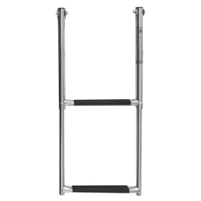 Above Platform 2 Step Telescopic Boarding Ladder - 316 Grade SS