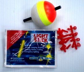 35mm Fishing Ball Float w/Light Stick