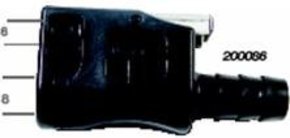Mercury Fuel Line Fitting Long 2-Pin Female (99+)
