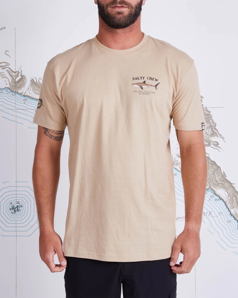 Bruce Short Sleeve T-Shirt - Sand