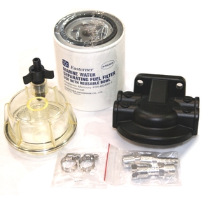 Outboard Fuel Filter Complete w/Filter+Bowl (Merc/Yamaha)