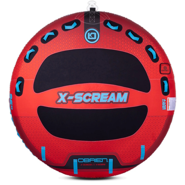 X-Scream 4 Person Water Towable Biscuit 96" Red/Blue