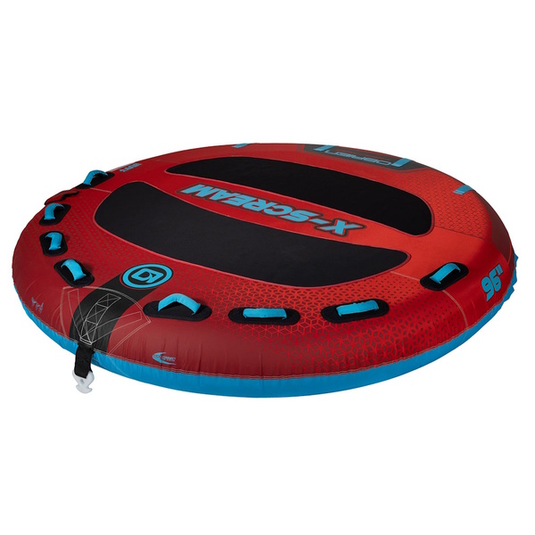 X-Scream 4 Person Water Towable Biscuit 96" Red/Blue
