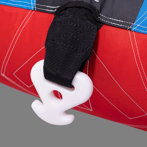 Ultra Screamer 1-3 Person Water Towable Biscuit 80" Red/Blue