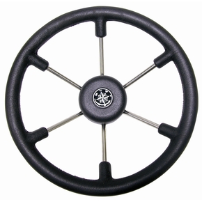 6 Spoke Sport SS Steering Wheel 14.5" (367mm) - Black Grip