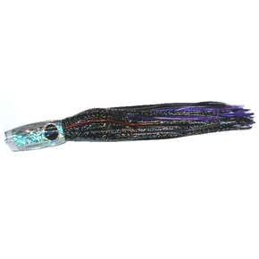 1656 Angled Game Fishing Lure-14" Black/Purple Foil