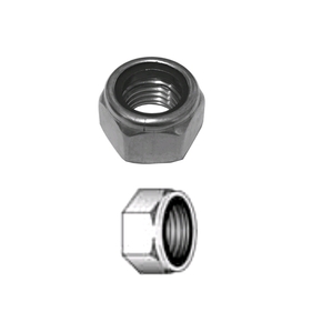 316 Stainless Steel Nyloc Nut - 3/8 UNC