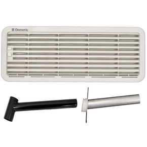 1620/4 Gas Fridge Upper & Lower Vents with Flue Kit- (For 90-121 Litre)