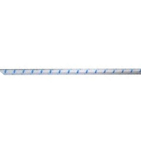 WHITE W/ BLUE FLECK SHOCK CORD 4MM PER METRE