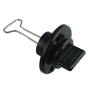 Drain Bung - 25mm Cutout Black (coarse thread) (18mm bung)