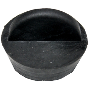 25mm Sink Plug - Black Rubber