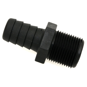 19-19mm Straight Male Poly Hose Tail