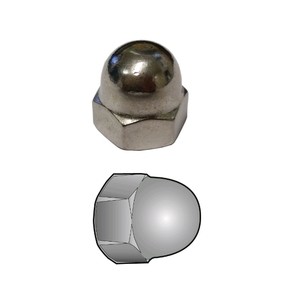 316 SS Dome Nut 3/16 UNC