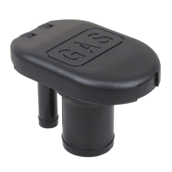 38Mm Straight Black Vented Flip Top Gas Deck Filler 1319