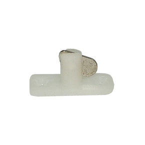 Canopy Fastener Nylon Vertical Single White