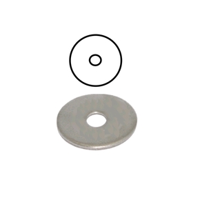 316 SS Large Penny Washer 1/4" - 32mm OD
