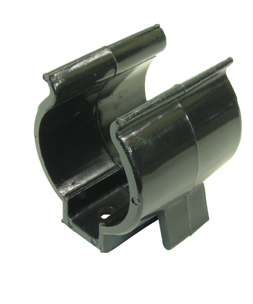 Black Nylon Tube Clip/Holder 25/35Mm  X-Strong
