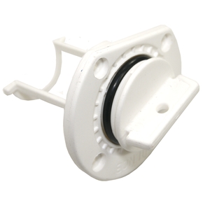 Drain Bung 40mm Cutout White (35mm bung) (o-ring not washer version)