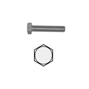 316 Stainless Steel Hex Head Setscrew Bolt M4 x 16mm