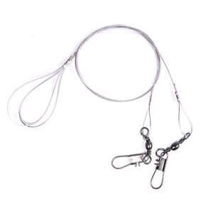 Konger Wire Traces Leader 10-25 Kg: Finali In Tungsteno Anti-Morso Per Luccio E Mare (2 Pezzi)