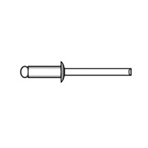 Truss Head All Stainless Steel Rivet 4-04 (Each)