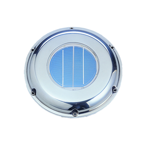 SS Low Profile Solar Vent for Boats & Motorhomes