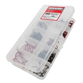 Senior Mixed Fishing Hook & Swivel Selection - Contains 121 Items