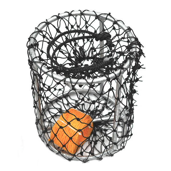 Large Berley Pot With 30M Of 4Mm Rope - 25 X 32 Cm