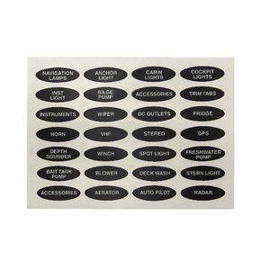 CSP Series Switch Panel Label Set