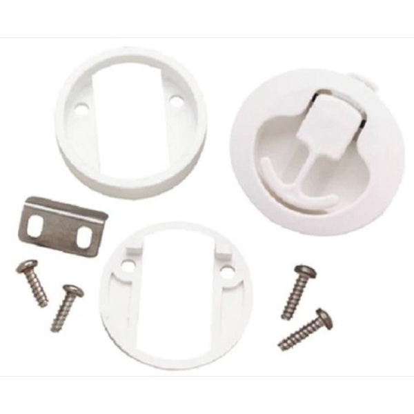 Abs Flush Latch Lift Ring 62Mm - 11-25Mm Door Thickness