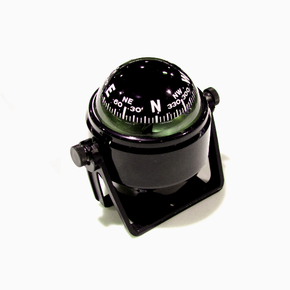 Black Bracket Mount Compass with 50mm Card