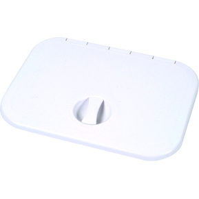 AES Plastic White 1 Latch Access Hatch 395x335mm