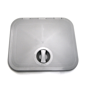 AES Plastic Dark Grey Latch Access Hatch  395x335mm