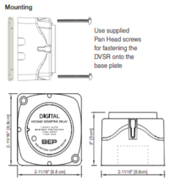 12/24V Digital Voltage Sensitive Relay (Dvsr) 140Amp