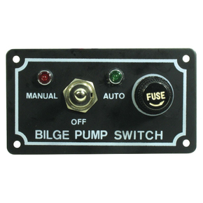 3-Way Bilge Pump Switch Panel w/Alarm