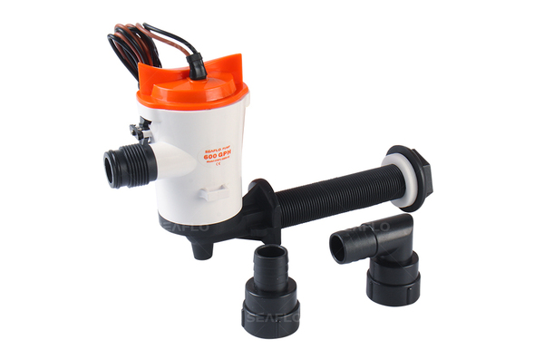 Horizontal Live Bait Pump - 12V / 600 Gph