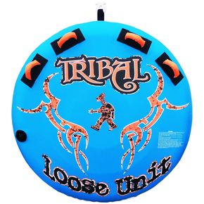 Tribal Flatbed 2-Perso Inflatable Towable Water Toy - 60"