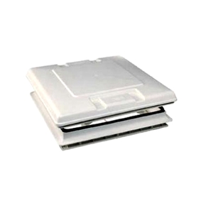 RV Roof Vent 50 (50x50cm) w/ Roller Blind - White 